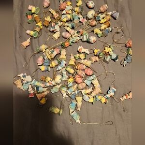 Vintage Miniature Resin Easter Figurine Ornaments 104 Peices